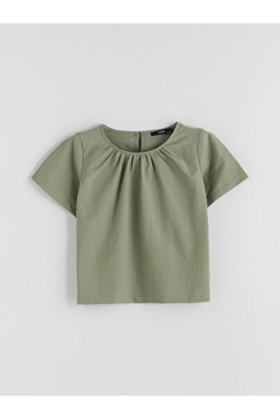 LC Waikiki Bluză pentru fete Özmarka, nou sezon, cu decolteu tip crew