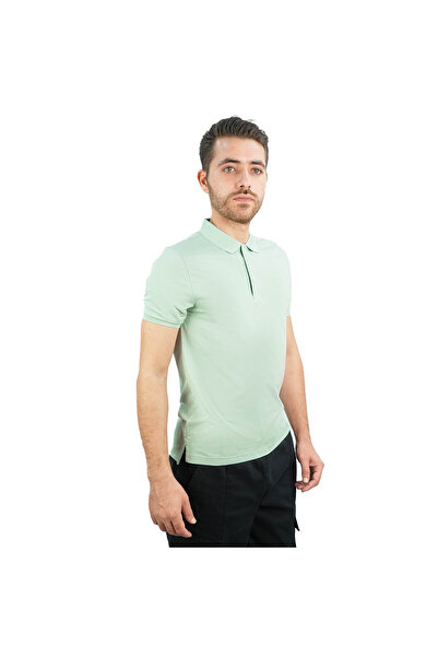 Giordano Men's Slim Fit Embossed Pique Polo| Silk Touch Series