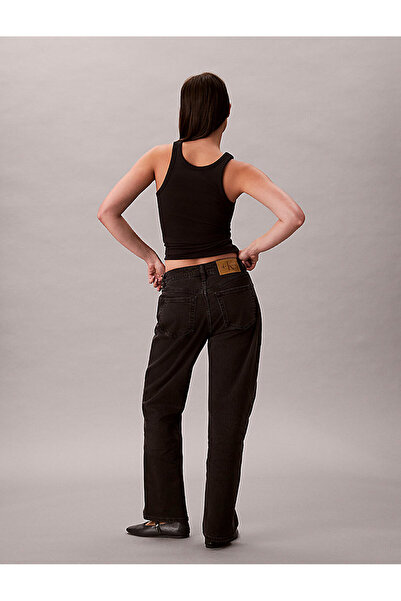 Calvin Klein Women's High Rise Straight Jean Pants