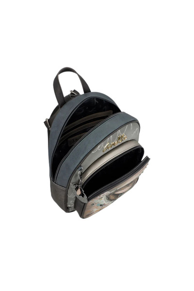 Anekke Sports backpack, women, 41705-197, gray, -leather - Gray, Genuine leather