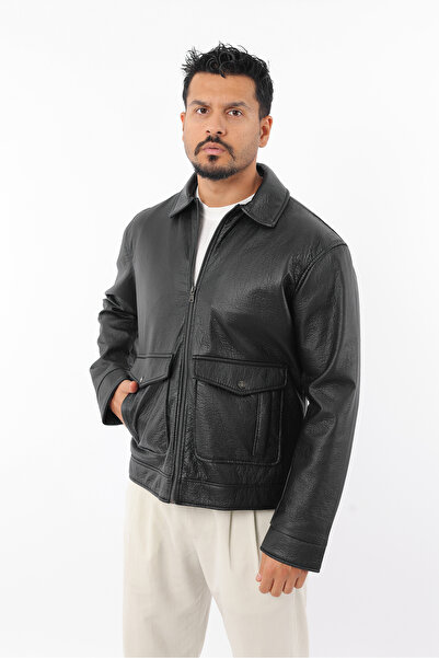 Rodrigo Jachetă oversize pentru bărbați, căptușită cu interior, cu buzunare c...