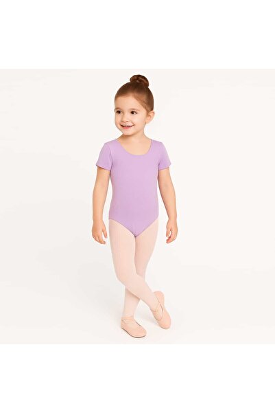 Ada Kostüm Tasarım Lilac Short Sleeve Ballet Leotard-Kids