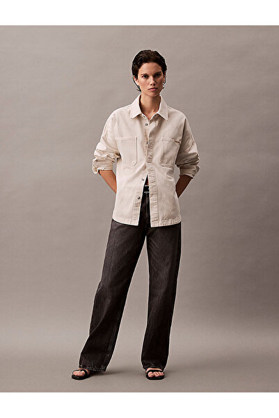 Calvin Klein Women's Signature 90S Straight Jean Pants