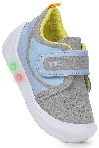 Kiko Kids Kugan Velcro Lighted Baby Boy Walking Sports Shoes