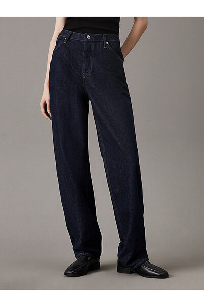 Calvin Klein بنطلون جينز فضفاض للنساء من التسعينيات