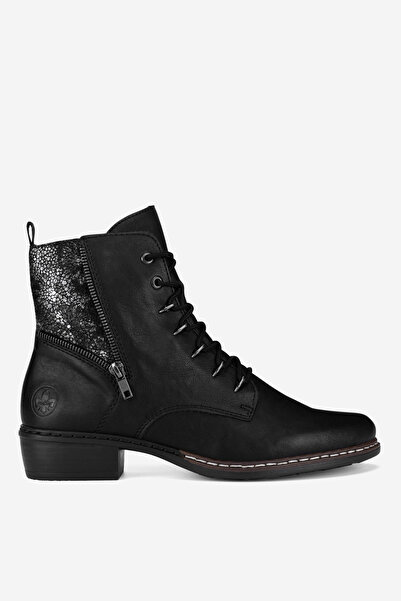 Rieker γυναικεία μπότα 2230068901416 Μαύρη