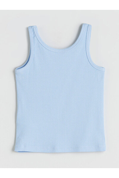 LC Waikiki قميص داخلي أساسي للفتيات من Peak New Season بياقة دائرية