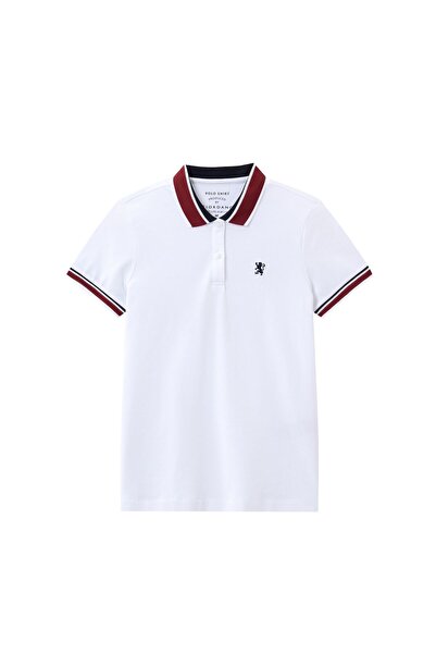 Giordano قميص بولو نسائي كلاسيكي قصة ضيقة New Preppy Pique