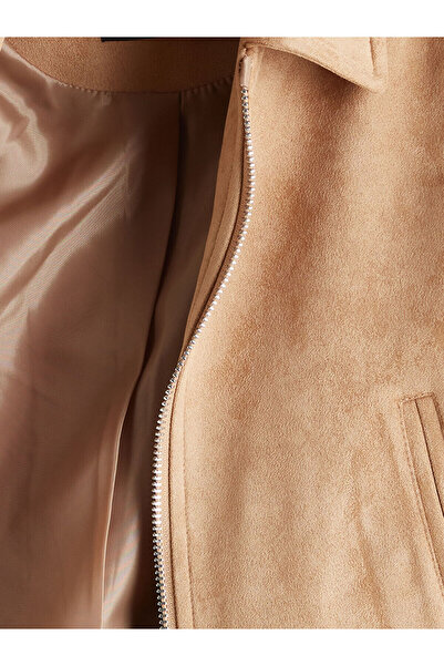 LC Waikiki Μπουφάν για κορίτσια με σουέτ εμφάνιση (W5)