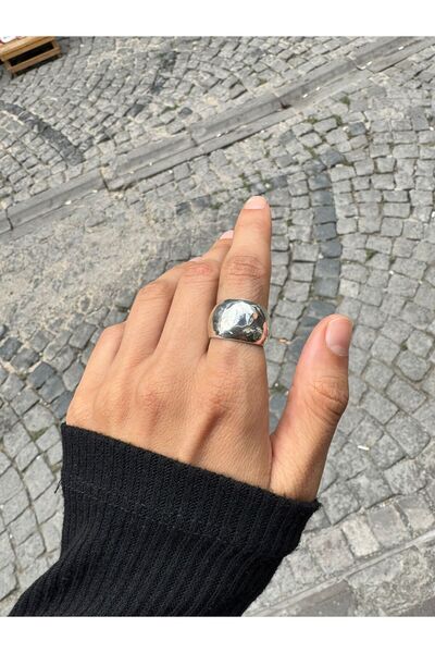 hayaltasari Bombeli Dövme Model Gümüş Yüzük 925 Ayar