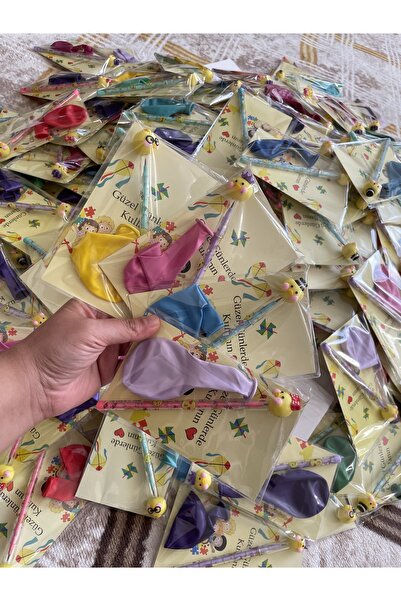 GÜLAKSESUAR 4’lü gzel günlerde kullan emojili kalem balonlu