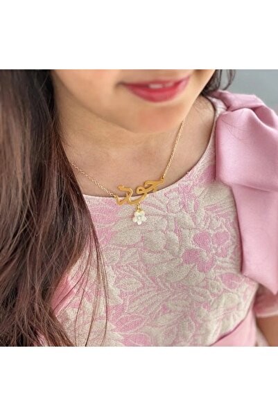 Black Season Delicate Girly Rose Necklace | Gold or Silver Plated | Black Season