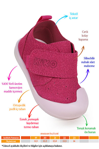 KARAMAZI Rosie First Step Velcro Baby Girl Casual Shoes