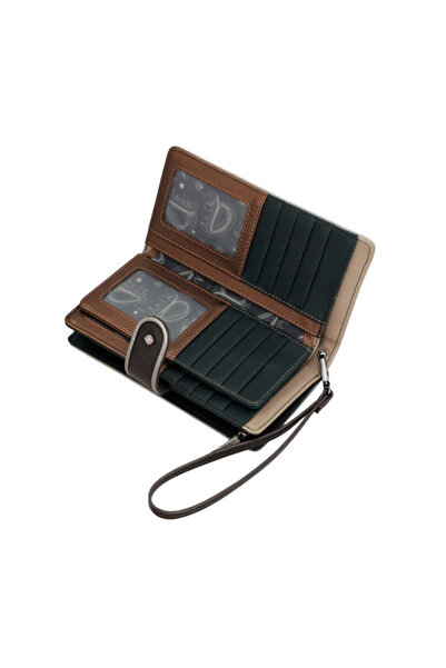 Anekke Casual wallet, women, 41709-901, beige, -leather