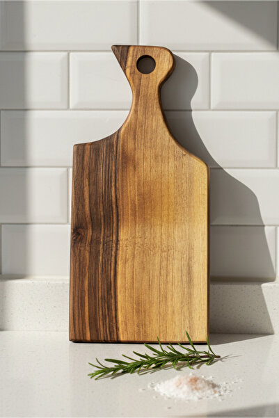 Misy Design Ceviz Ağacı %100 Doğal El Yapımı Kesme & Sunum Tahtası / Penguen Desen