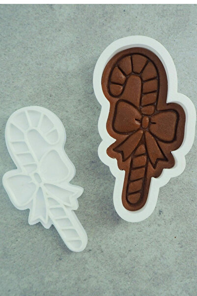 Nova Baston Şeker Yılbaşı Kurabiye Kalıbı 2 adet - Yılbaşı Süsü - Kurabiye Kalıbı