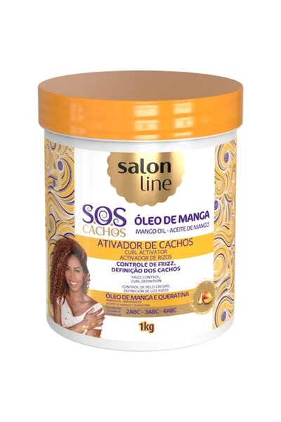 salonline Activator bucle mango S.O.S, păr creț, 1 kg, Salon Line