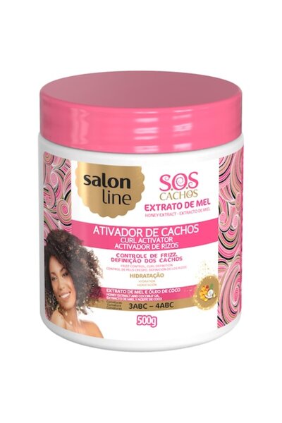 salonline Activator intens de bucle S.O.S. Curls Honey, îmbogățit cu miere, p...