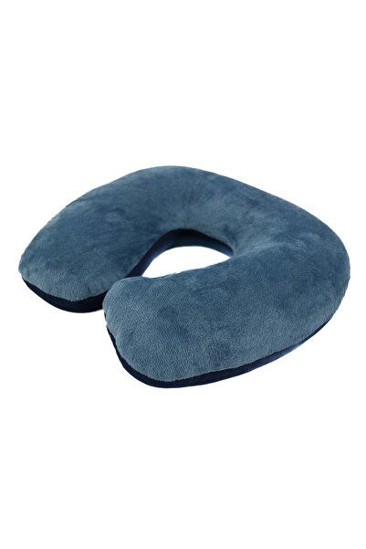 Ella Home Pernă de călătorie 30x29 cm, Poliester, Albastră