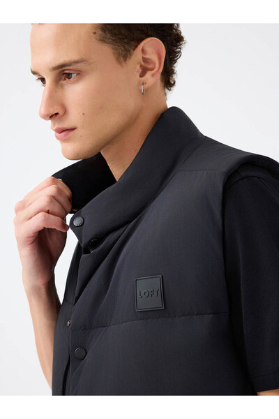 Loft Regular Fit Black Men's Vest Lf2039026