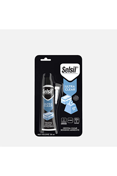 Genel Markalar Selsil Ultra Clear Kristal Şeffaf Montaj Yapıştırıcı 50 ML