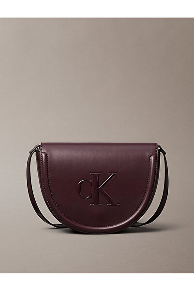 Calvin Klein Women's Bold Ck Saddle Crossbody Bag
