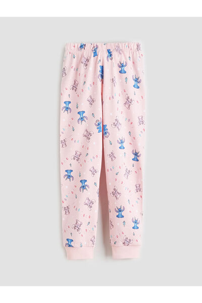 LC Waikiki Peak Yeni Sezon Lilo & Stitch Baskılı Kız Çocuk Pijama Takımı