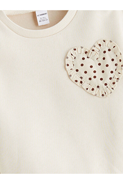 LC Waikiki New Season Crew Neck Girl's Sweatshirt