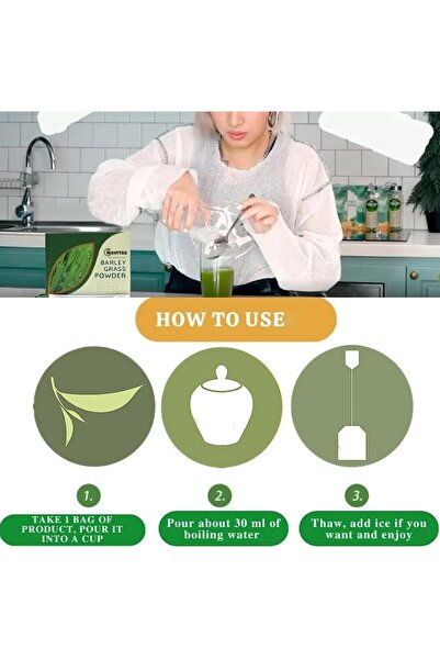 Navita Naveta Barley Grass Powder, 100% Organic Pure Barley Grass Juice Powder, Promotes Digestive Peristal