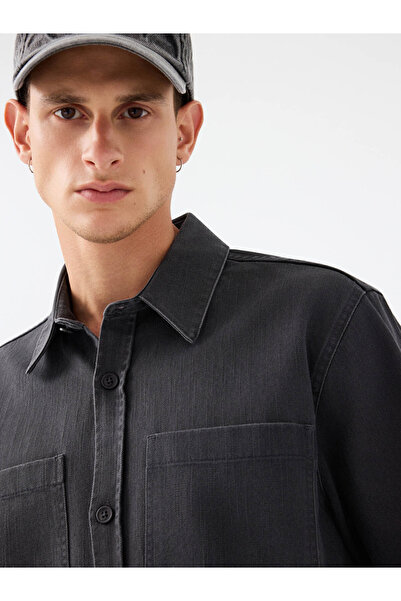Loft Relax Fit Anthracite Men's Shirt Lf2040989