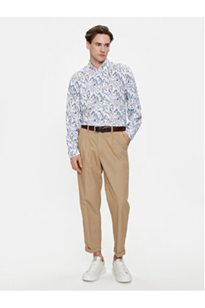 JOOP JEANS Ανδρικό Πουκάμισο 10017658 Λευκό