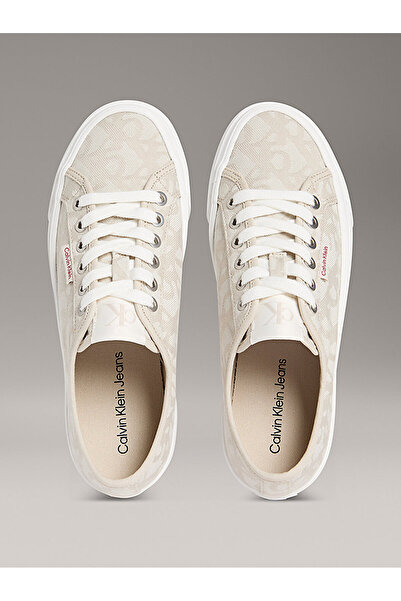 Calvin Klein Kadın Vulcanic Flatform Jacquard Sneaker