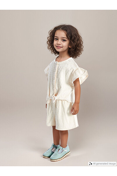 LC Waikiki Lcw Kids Buy Elastic Waist Basic Baby Girl Shorts