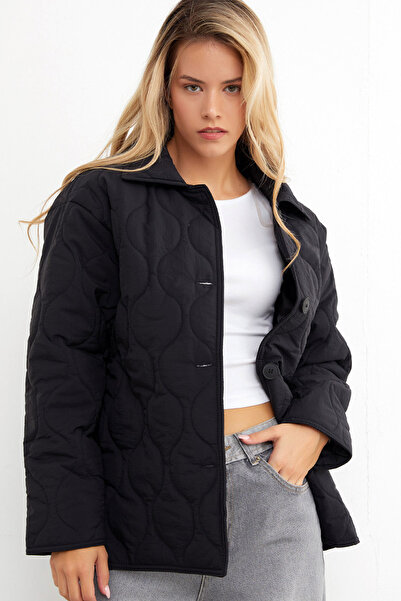 Ottawe Regular Fit Rahat Kalıp Gömlek Yaka Uzun Kol Cepli Astarlı Suyolu Düğm...