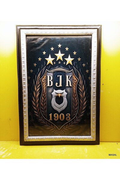 MADE KONSEPT 51X35CM BEŞİKTAŞ TEMALI DEKORATİF TABLOLAR