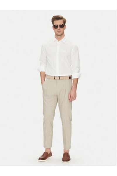 JOOP JEANS Ανδρικό Πουκάμισο 10019544 30045999 Λευκό