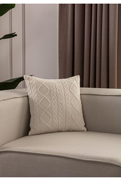 Markaev Knitwear Modern Woven Inner Filled Throw Pillow