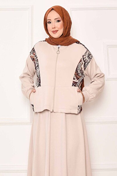 EBRUTESETTÜR Garni Detailed Cropl Skirt Set