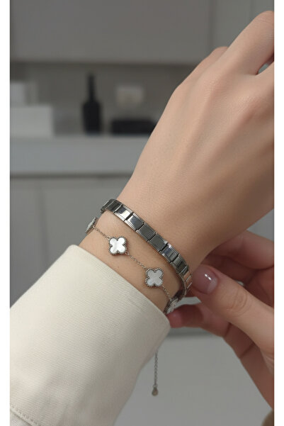 Ervalina مجموعة أساور إيطالية ساحرة مضادة للبهتان وأساور البرسيم