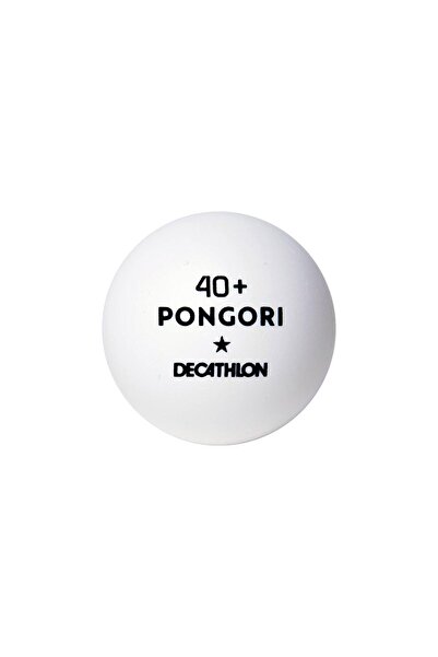 pongori Table Tennis Balls - 6 Pieces - White - TTB 100