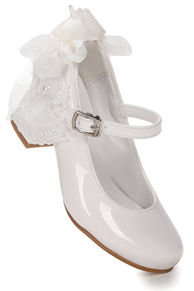 KARAMAZI Cara Patent Leather Daily Girl's 4 cm Heeled Evening Dress Shoes