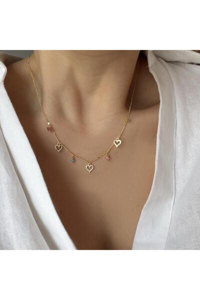 Venus Design Çelik Kalp Charm Kolye