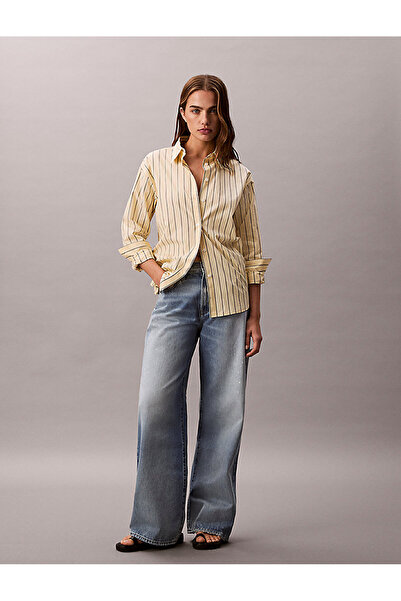 Calvin Klein Women's Stripe Relaxed Shirt