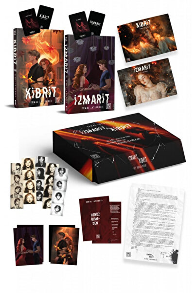 Athica İzmarit ve Kibrit Kutulu Set (Ciltli) Henüz Ölmeden Kartı - Yazar imzalı