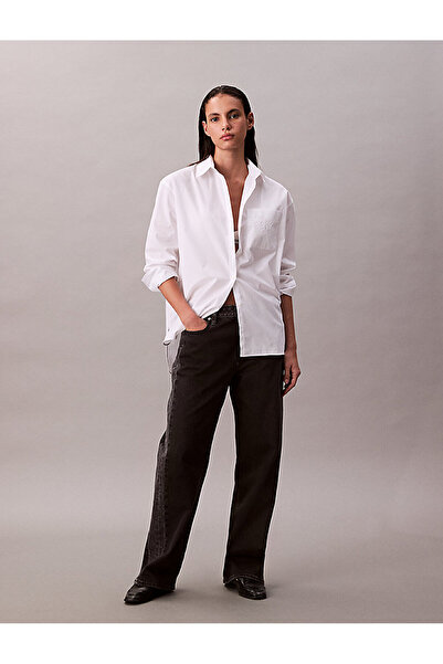 Calvin Klein Women's Poplin Relaxed Shirt