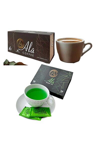 ALÂ شاي أخضر من ألا - عبوة شاي أخضر من ألا كوفي لمدة شهرين