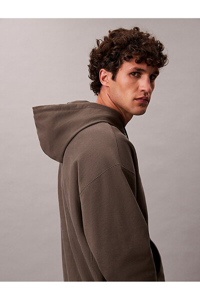 Calvin Klein Men's Premium Terry Monogram Sweatshirt