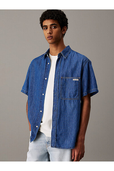 Calvin Klein Men's Regular Denim Shirt