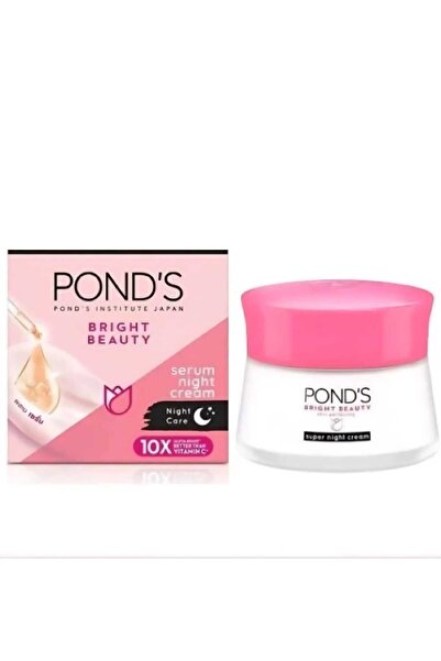Ponds كريم الليل وايت بيوتي سوبر جلوتا بوست للعناية الليلية من بوندس , 50 جرام