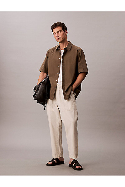Calvin Klein Men's Cotton Linen Pants